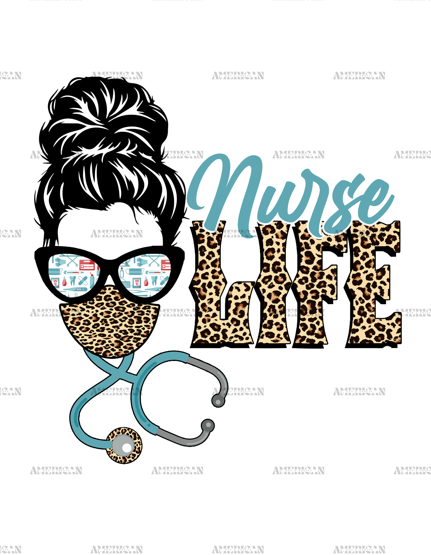 Nurse Life-2 DTF Transfer
