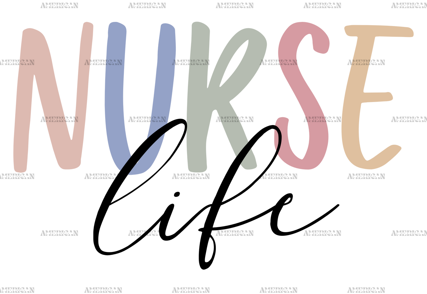 Nurse Life-3 DTF Transfer