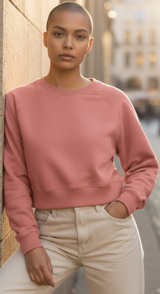 Women’s Crop Top Sweatshirts By American & Co