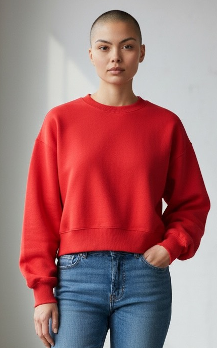 Women’s Crop Top Sweatshirts By American & Co