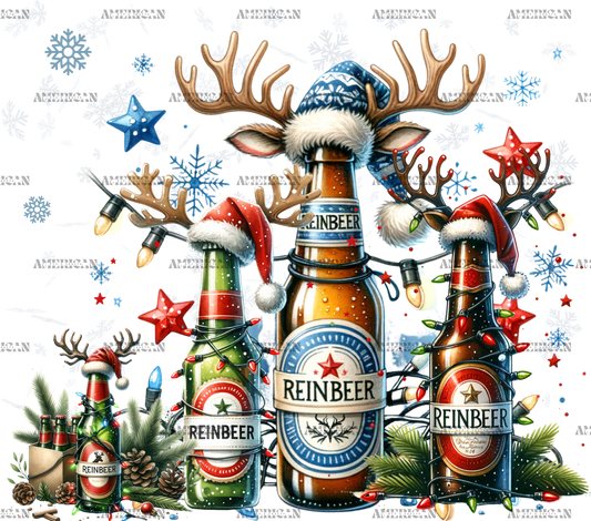 Reinbeer Christmas DTF Transfer