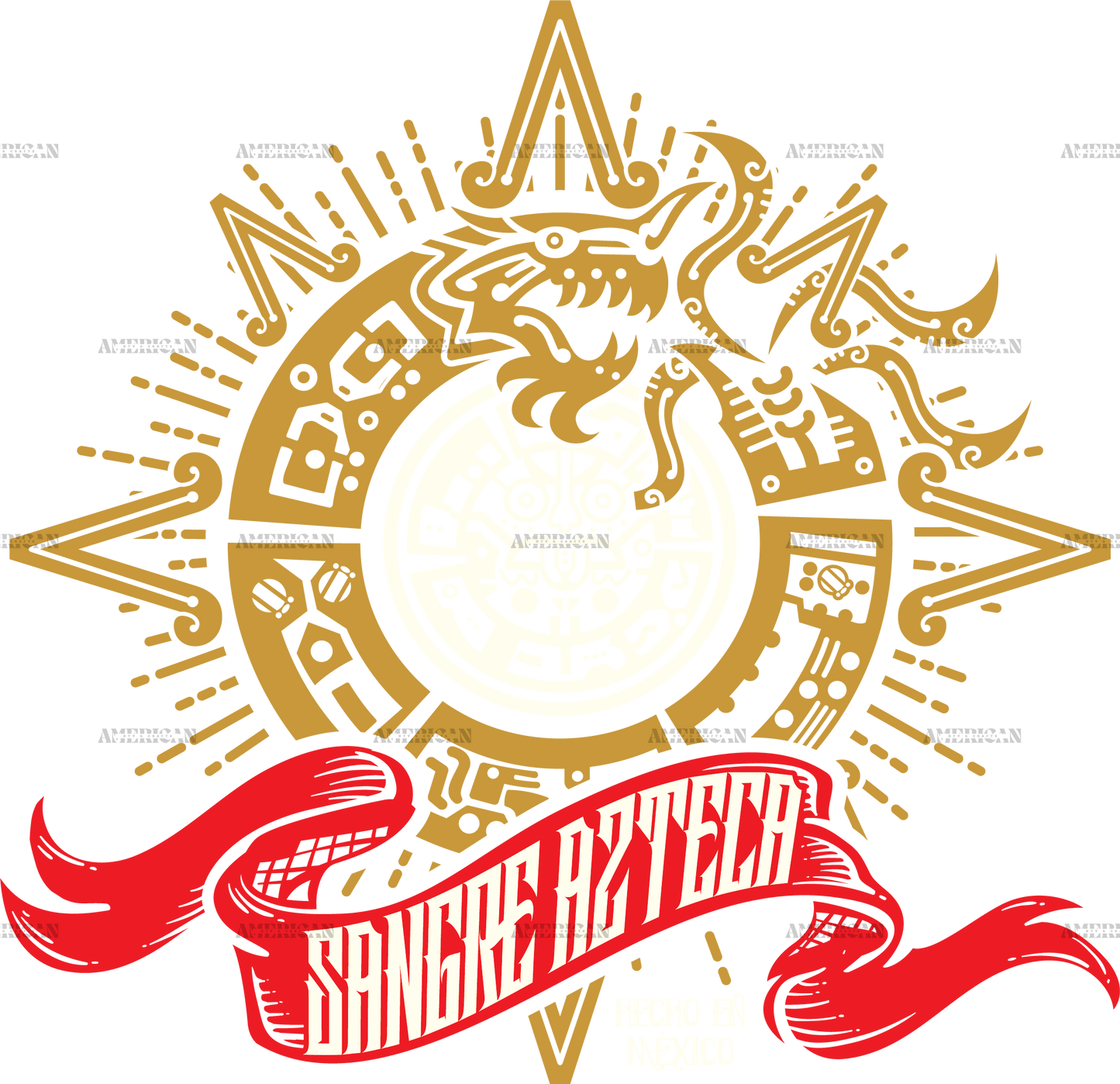Sangre Azteca Dtf Transfer