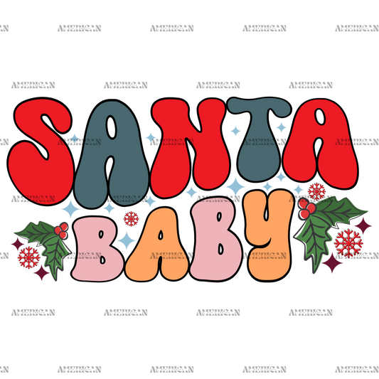 Santa-Baby-2 DTF Transfer
