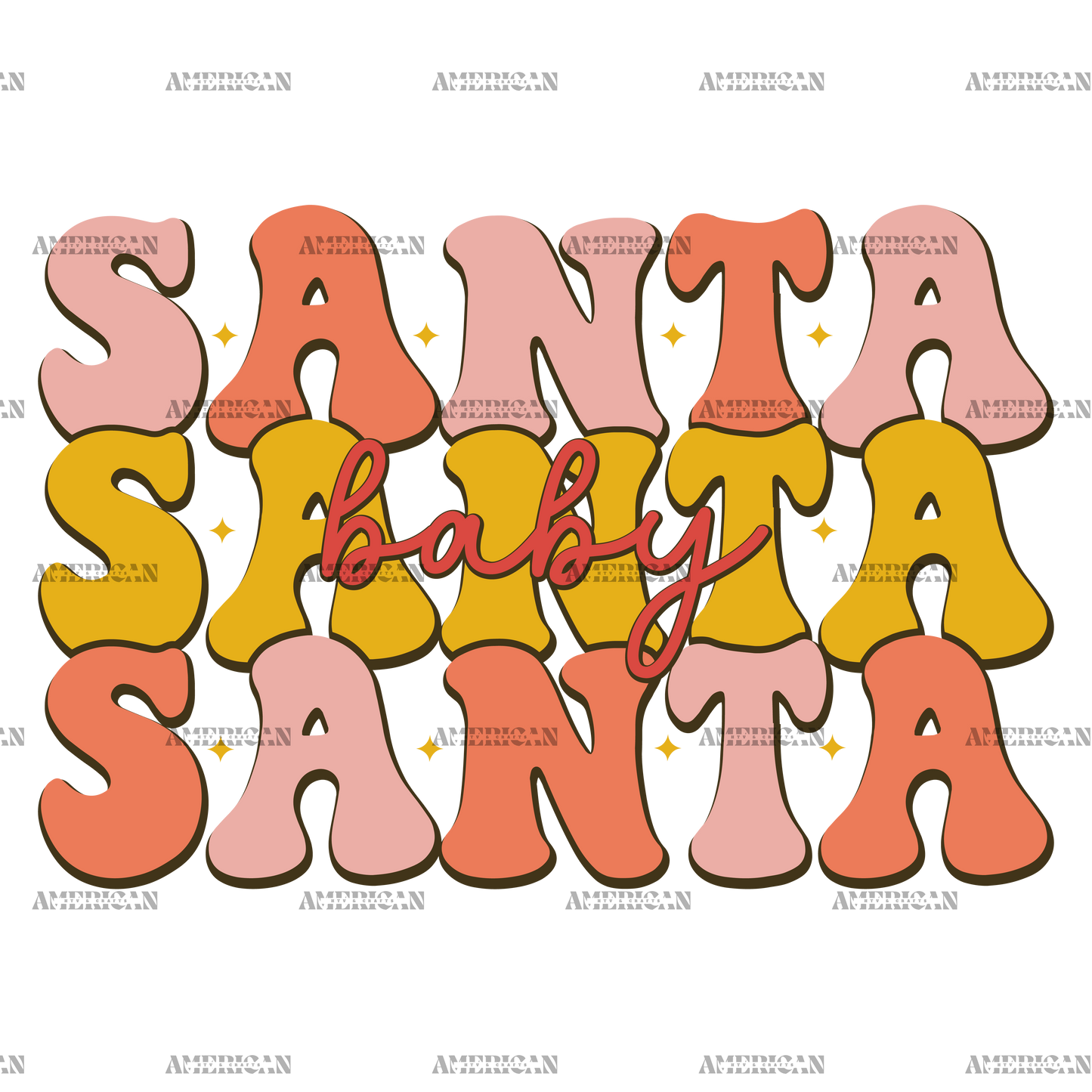 Santa-Baby-3 DTF Transfer