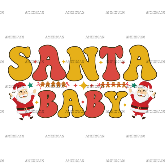Santa-Baby-6 DTF Transfer
