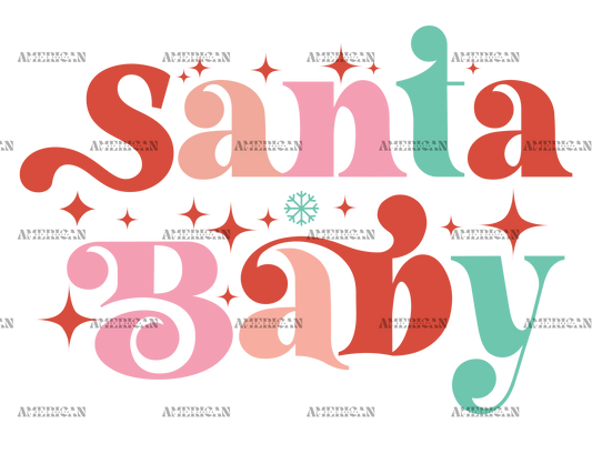 Santa-Baby-7 DTF Transfer