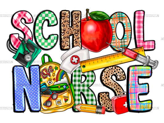 School Nurse-2 DTF Transfer