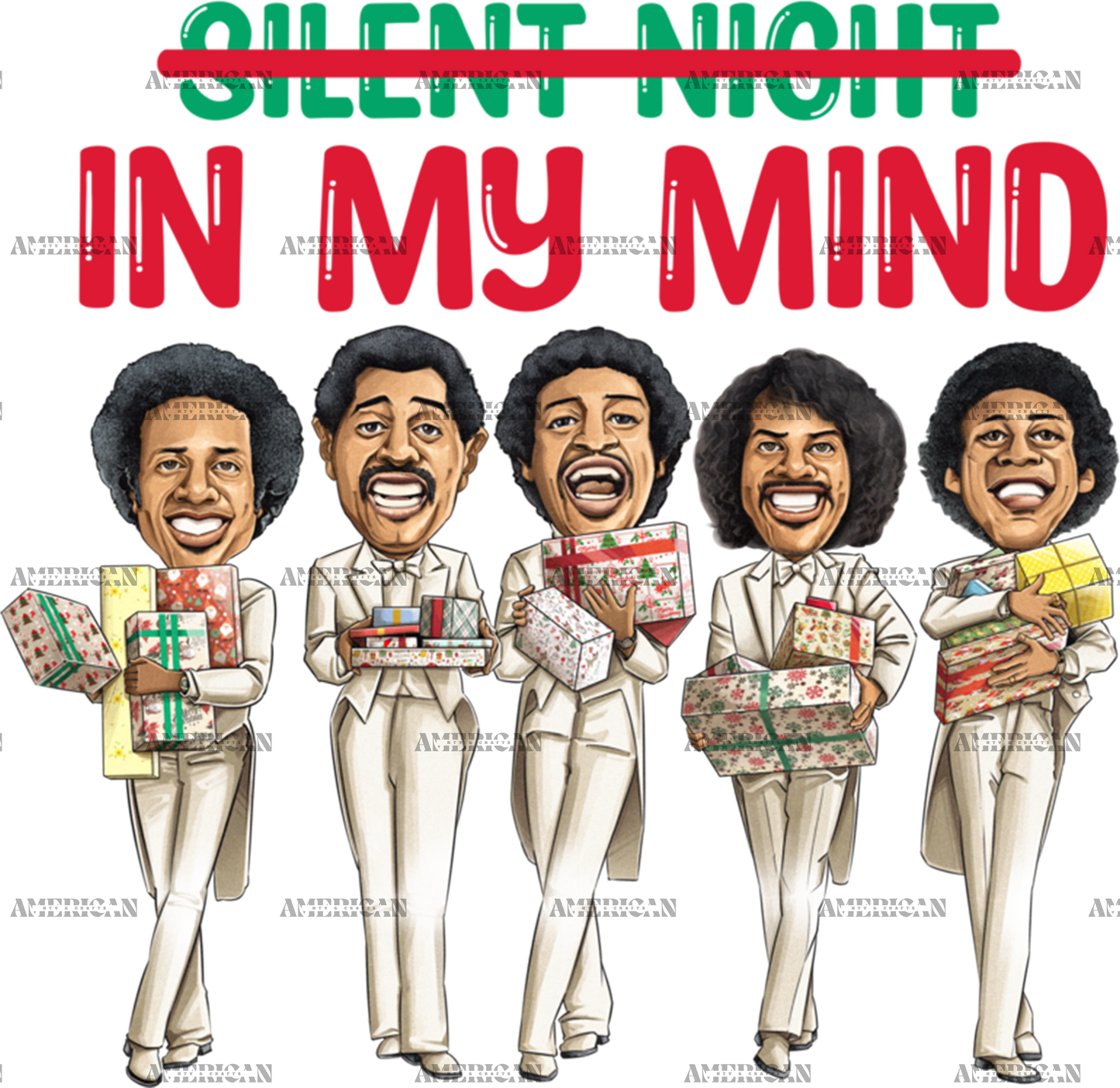 Silent Night In My Mind DTF Transfer