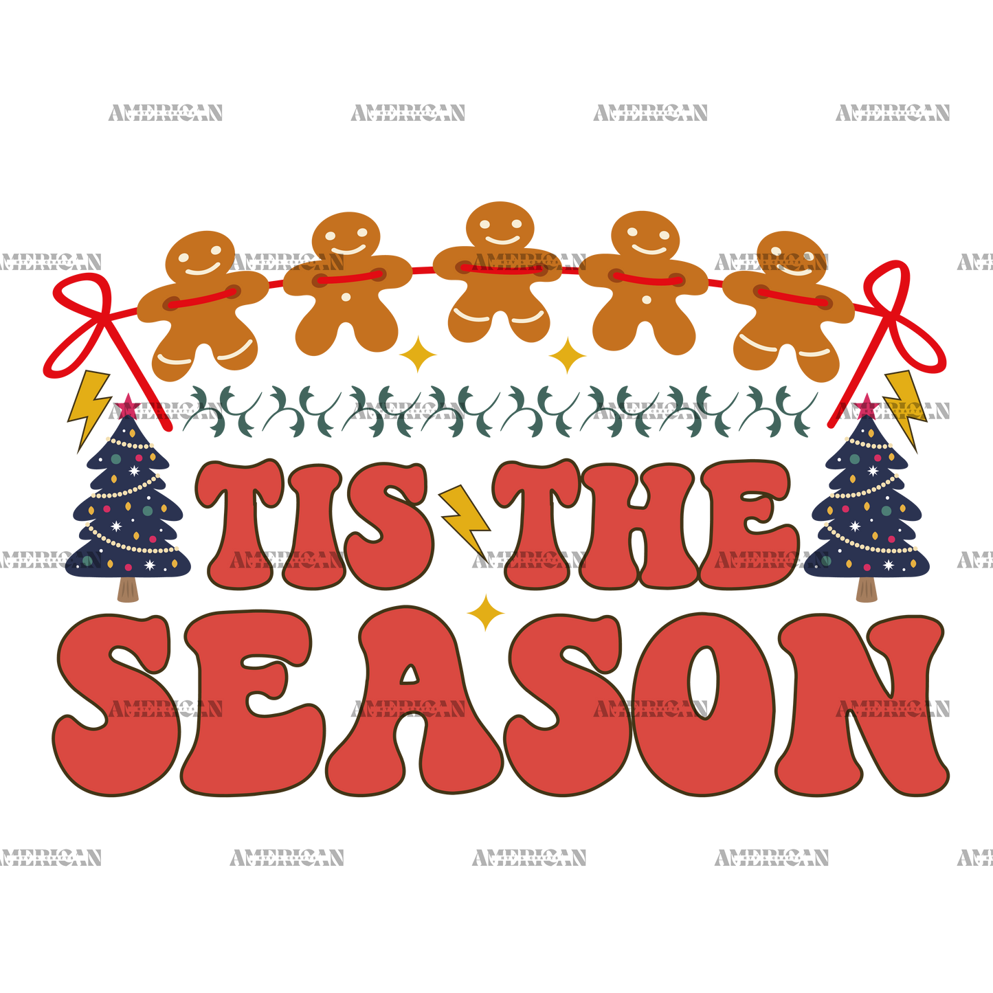 Tis The Season Christmas-12 DTF Transfer
