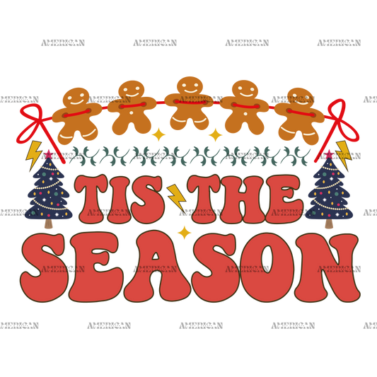 Tis The Season Christmas-12 DTF Transfer
