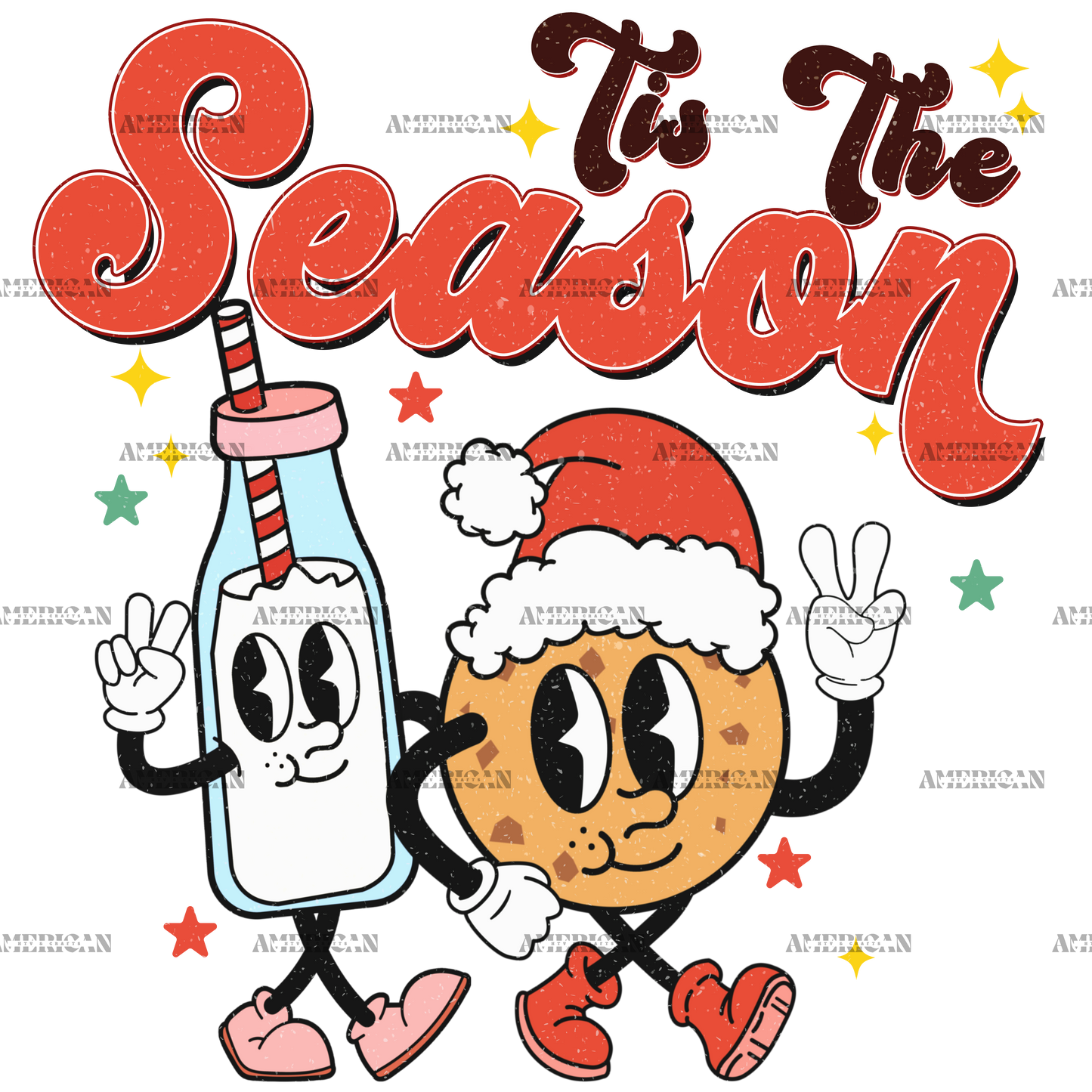 Tis The Season Christmas-13 DTF Transfer