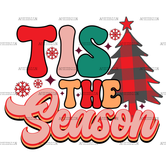 Tis The Season Christmas-14 DTF Transfer