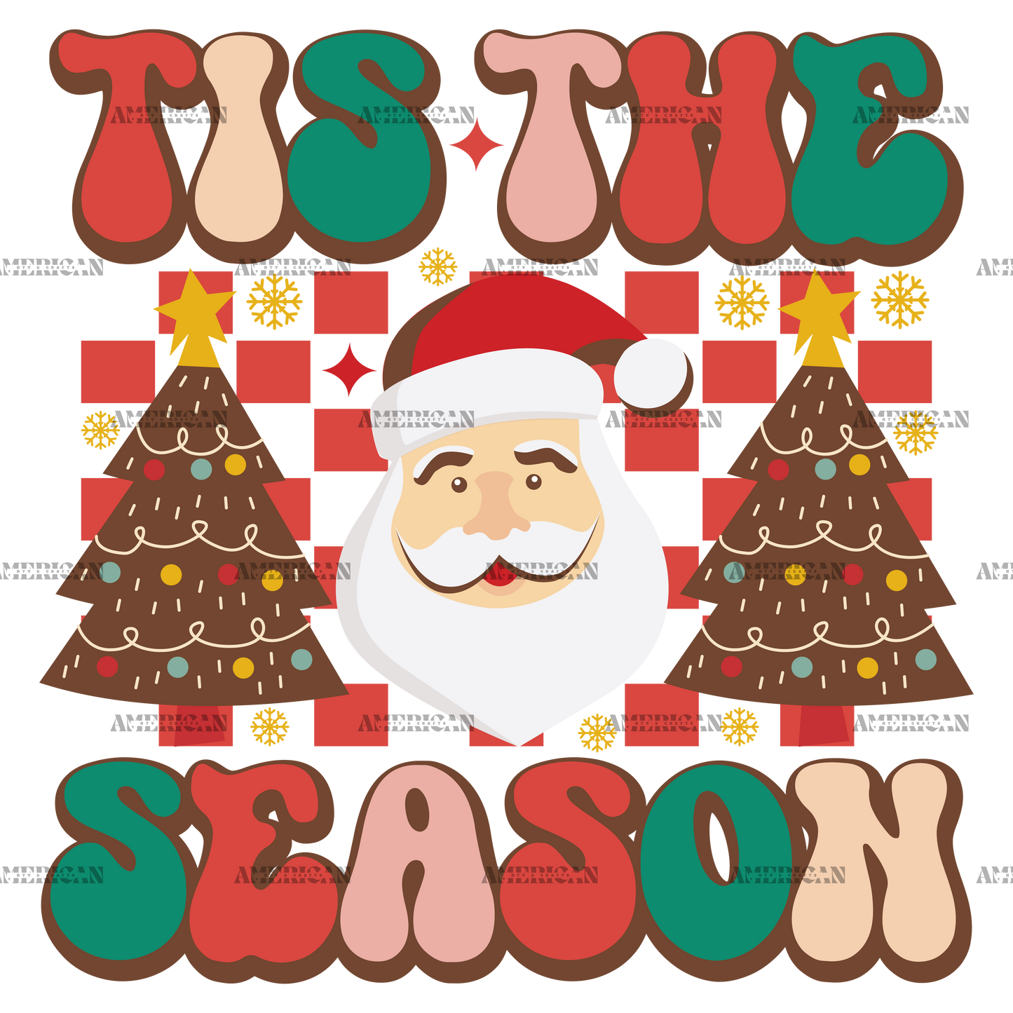 Tis The Season Christmas-20 DTF Transfer