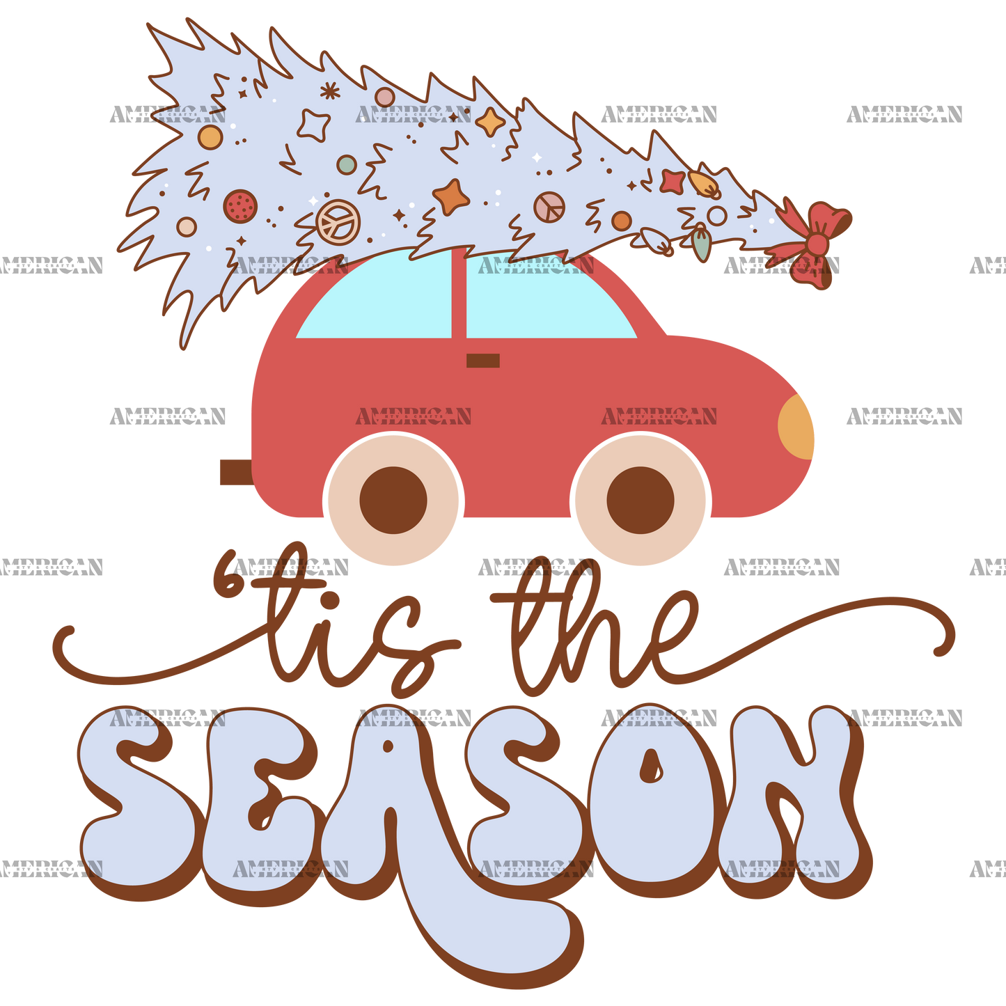 Tis The Season Christmas-22 DTF Transfer