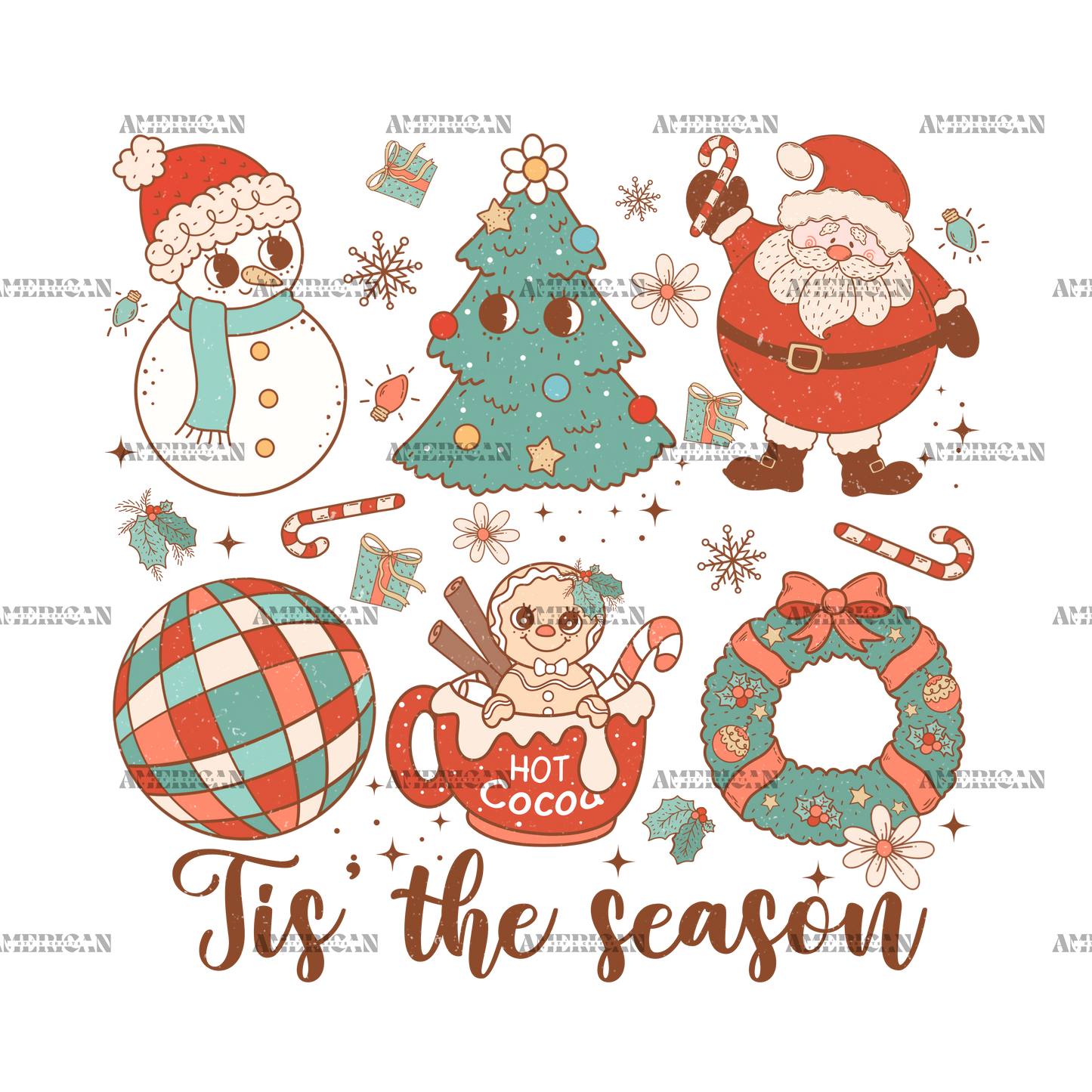 Tis The Season Christmas-26 DTF Transfer