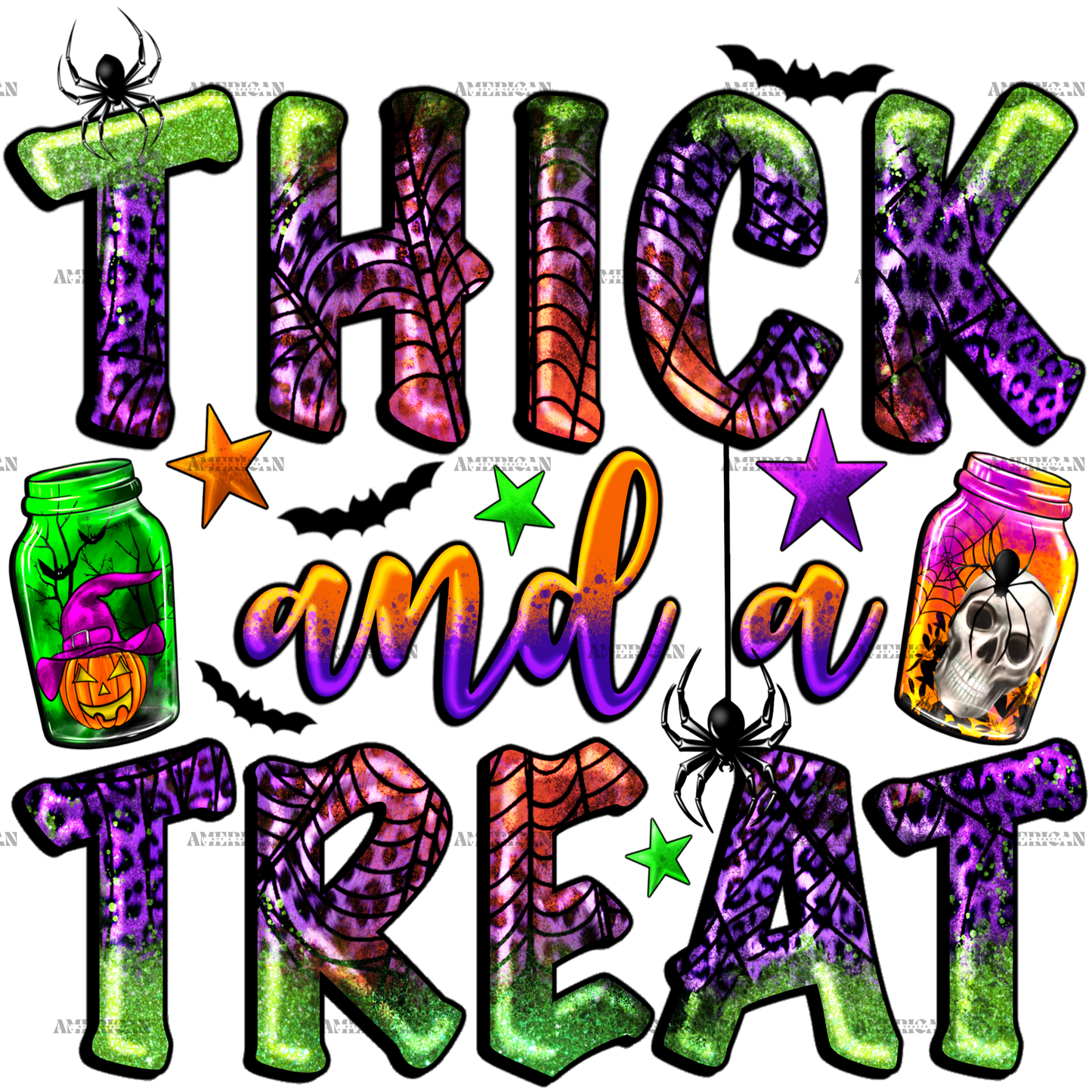Trick and a Treat DTF Transfer