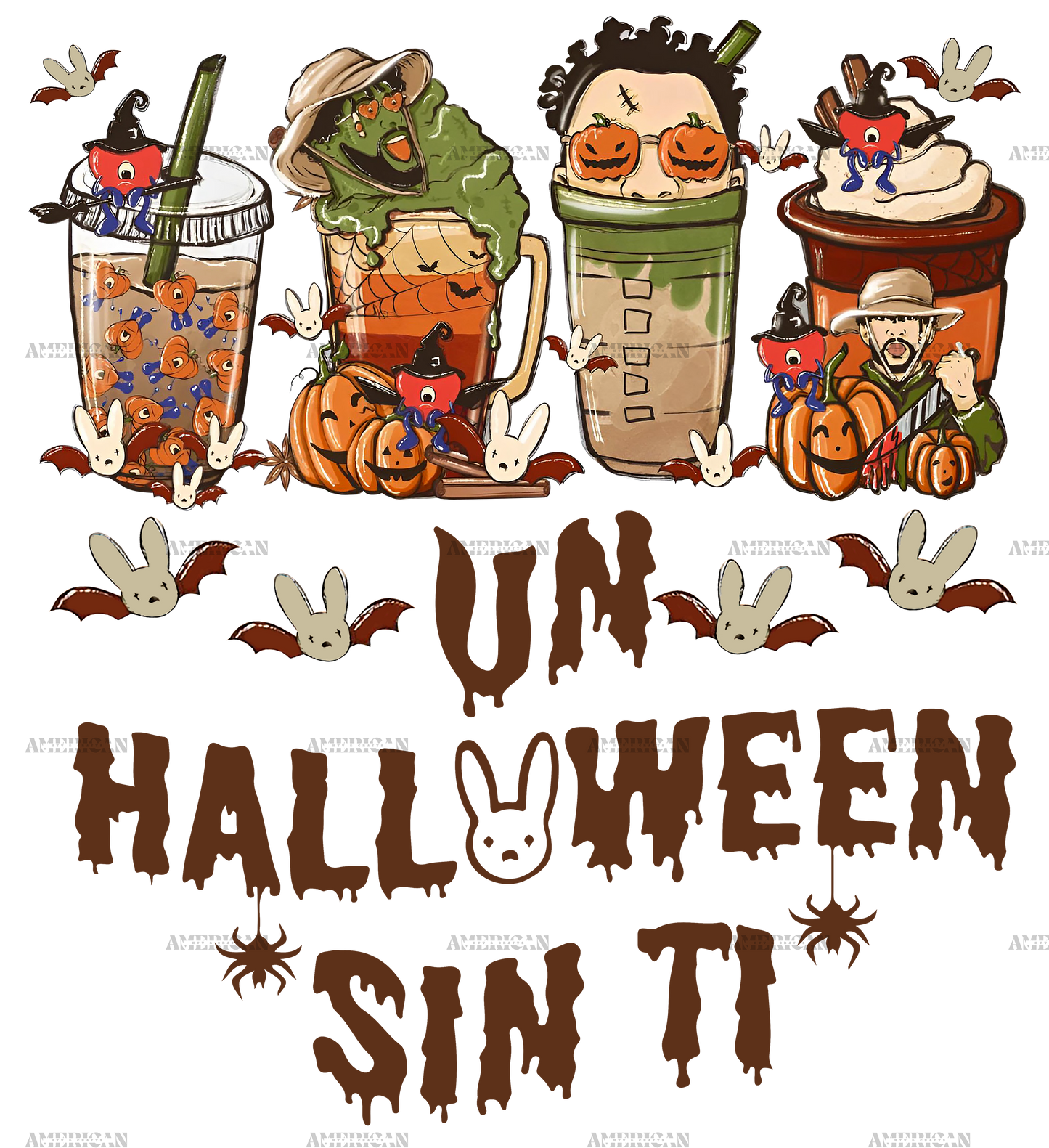 Un Halloween Sin Ti DTF Transfer