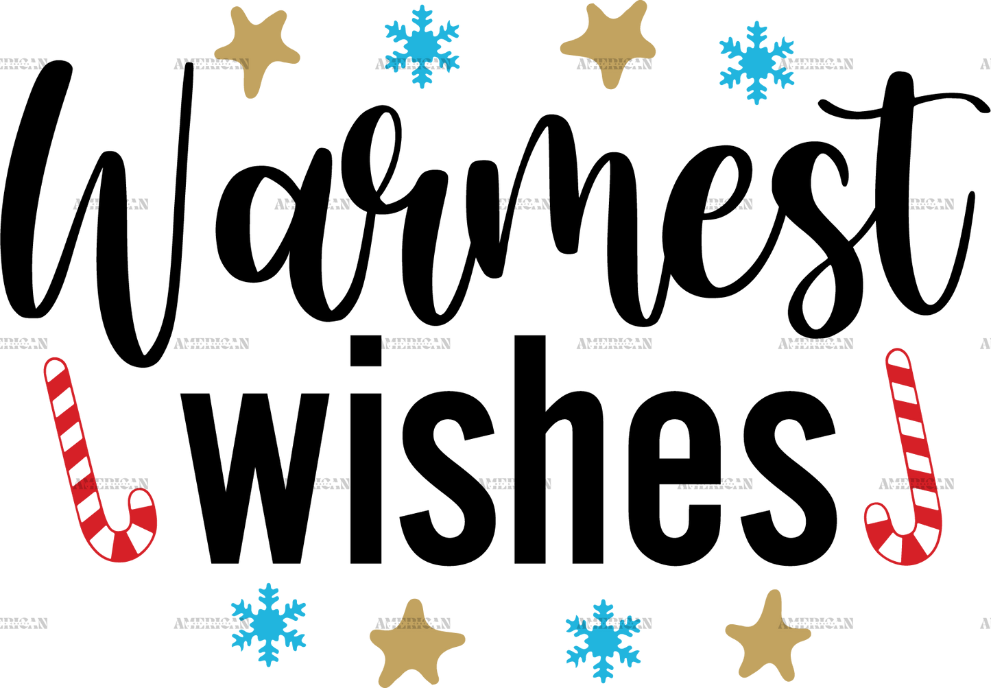 Warmest Wishes DTF Transfer
