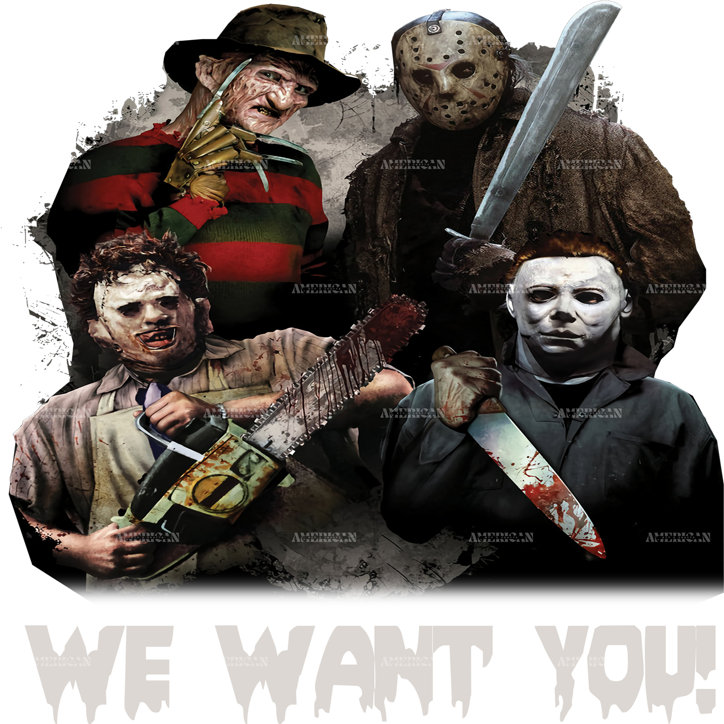 We Want You DTF Transfer