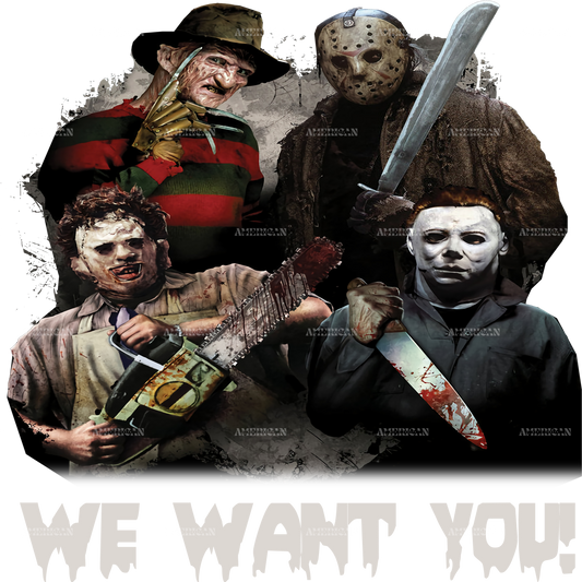 We Want You DTF Transfer