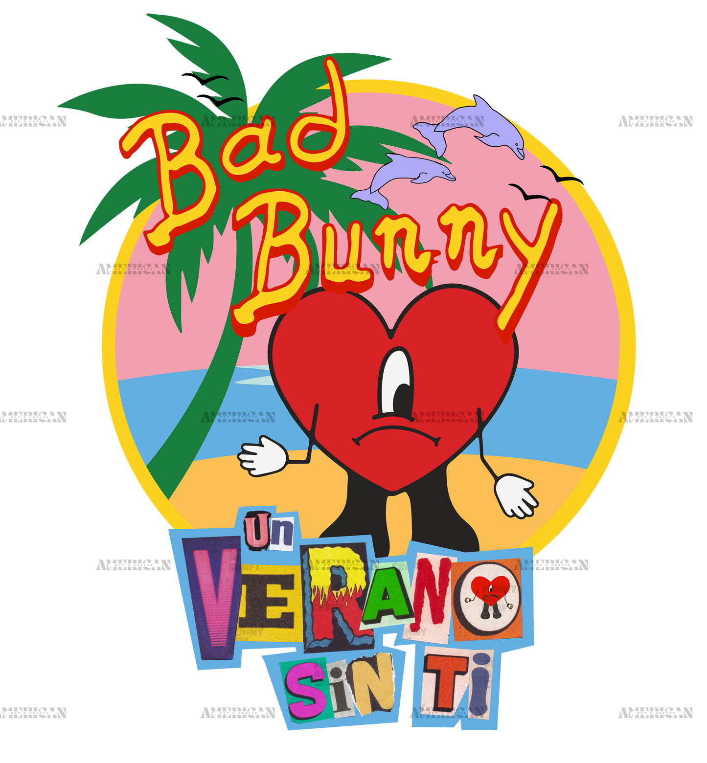 Bad Bunny Un Verano Sin Ti 2 Dtf Transfer