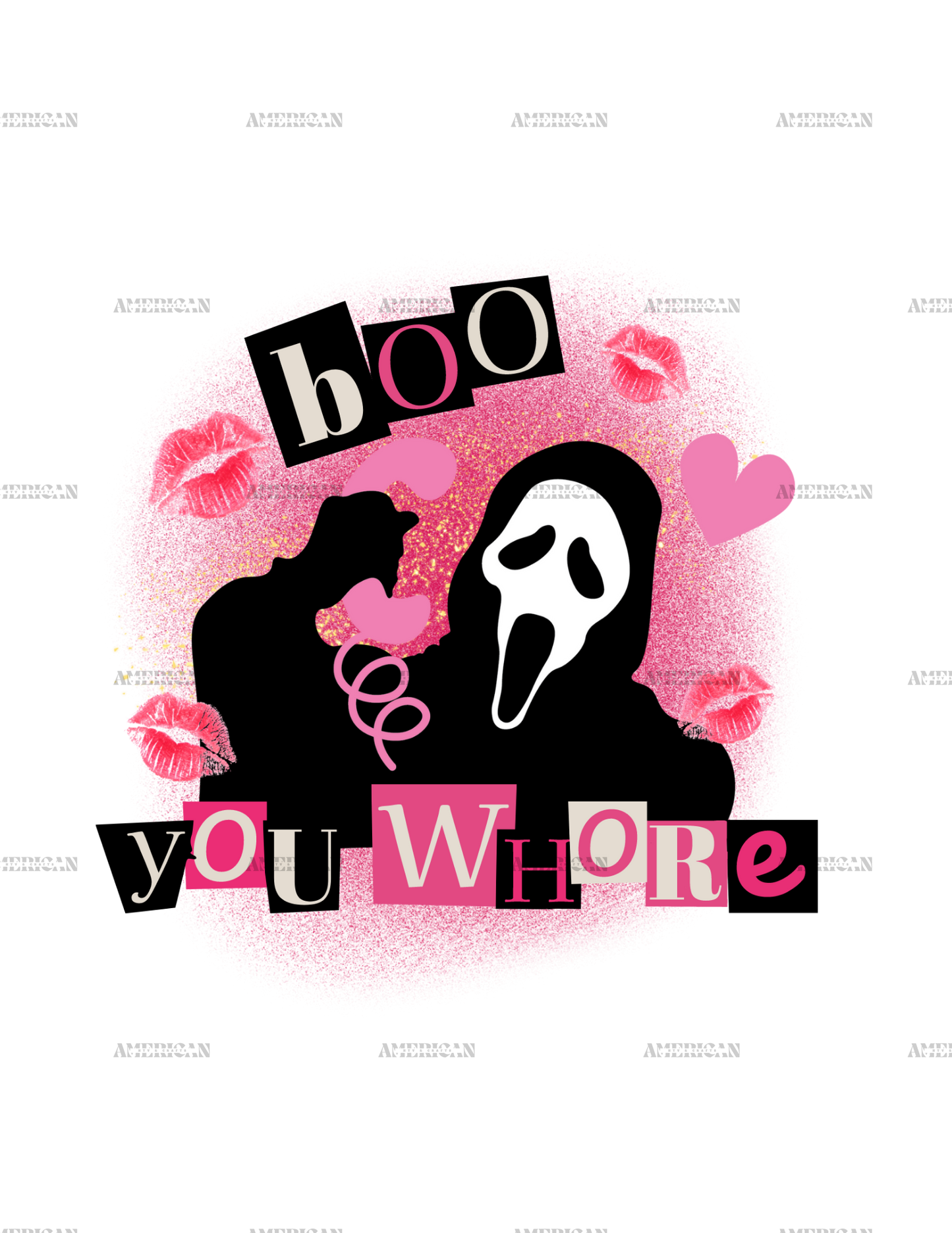 Boo You Whore DTF Transfer
