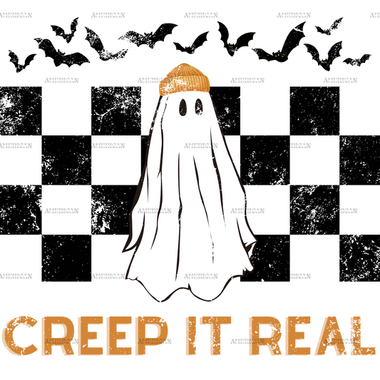 Creep It Real Vintage DTF Transfer