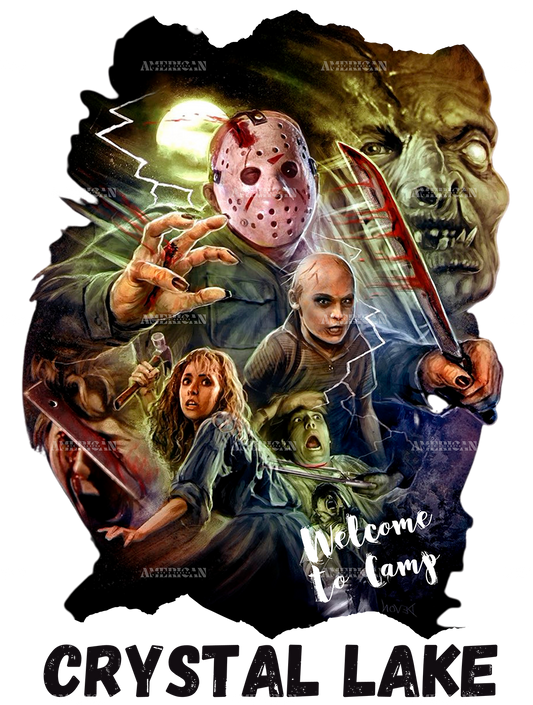 Crystal Lake Halloween DTF Transfer