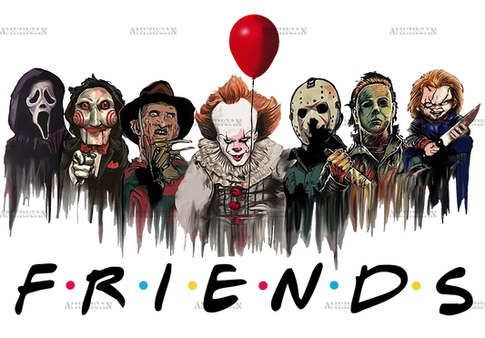 Halloween Friends DTF Transfer