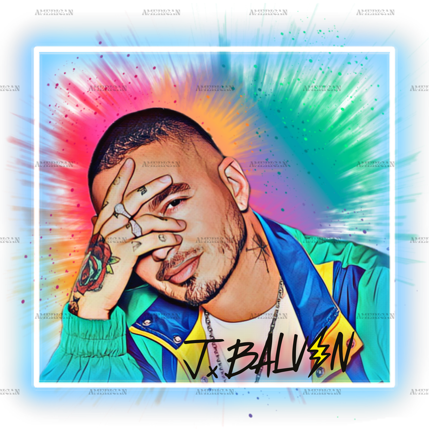 J Balvin 2 Dtf Transfer