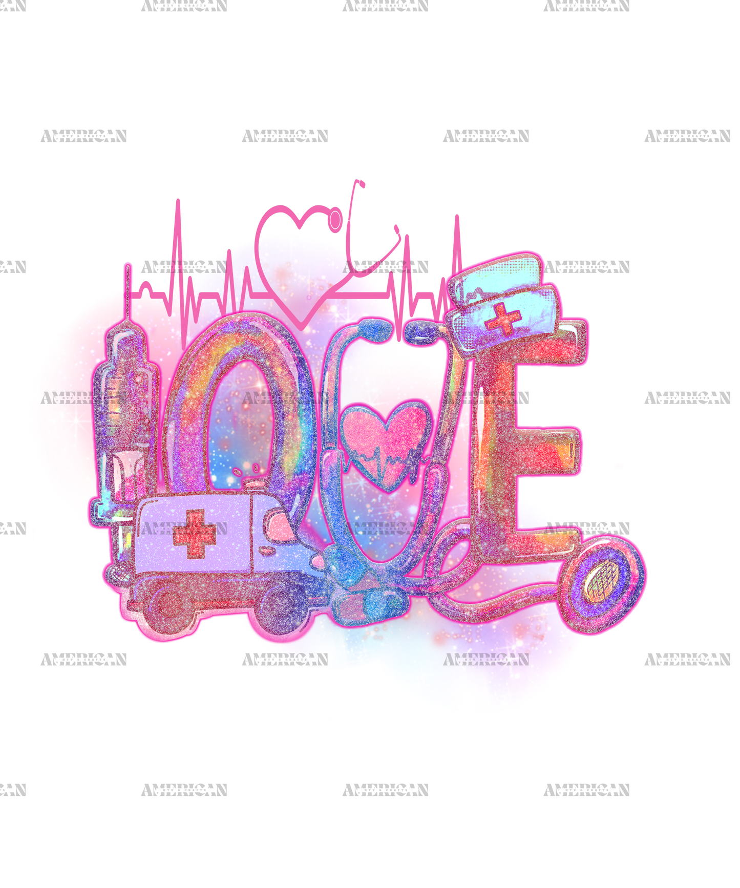 Love Nurse-2 DTF Transfer