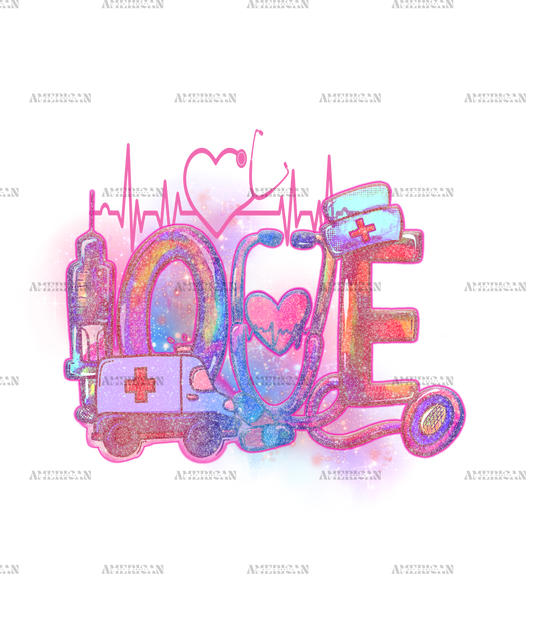 Love Nurse-2 DTF Transfer
