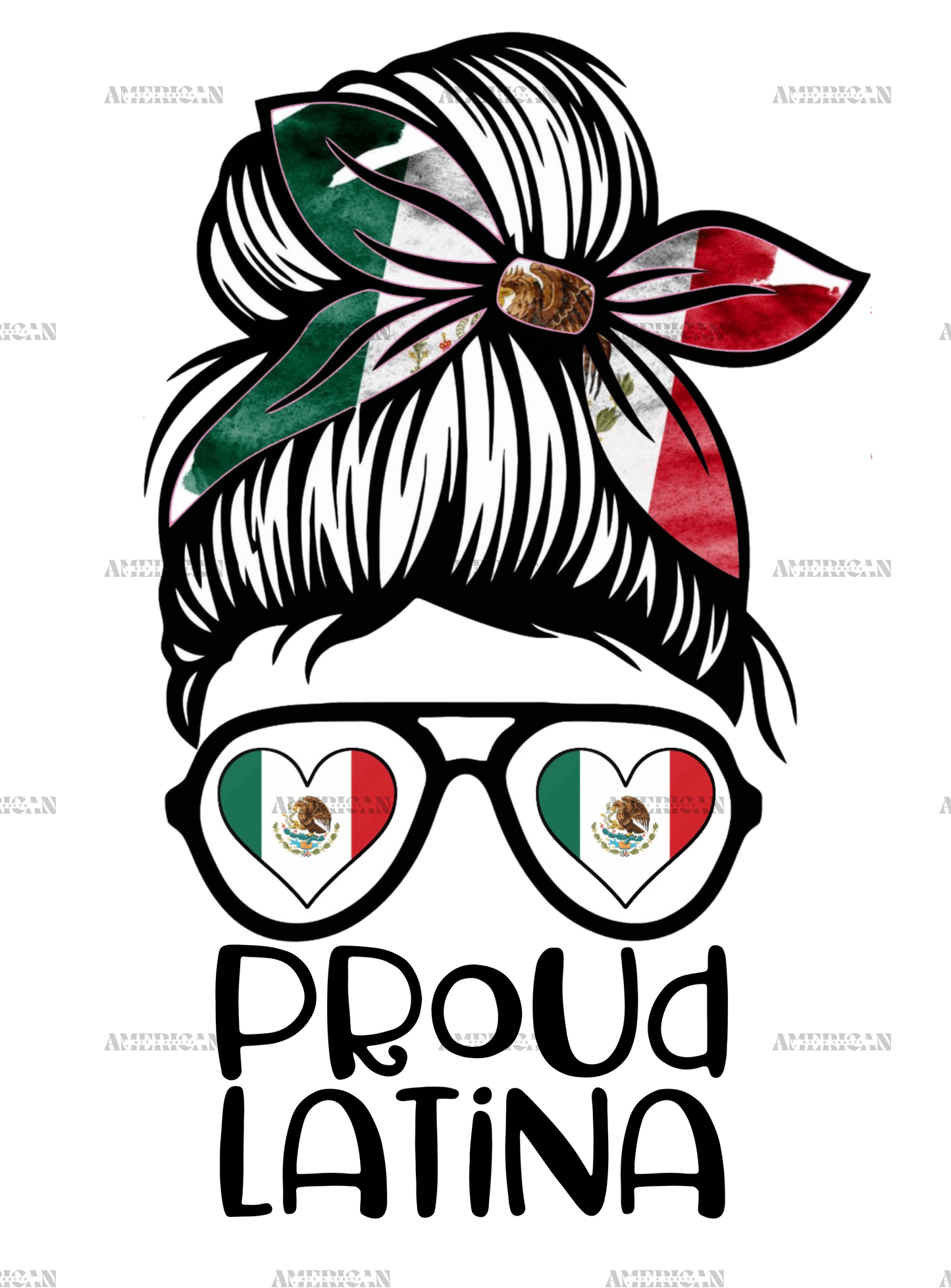 Proud Latina Dtf Transfer
