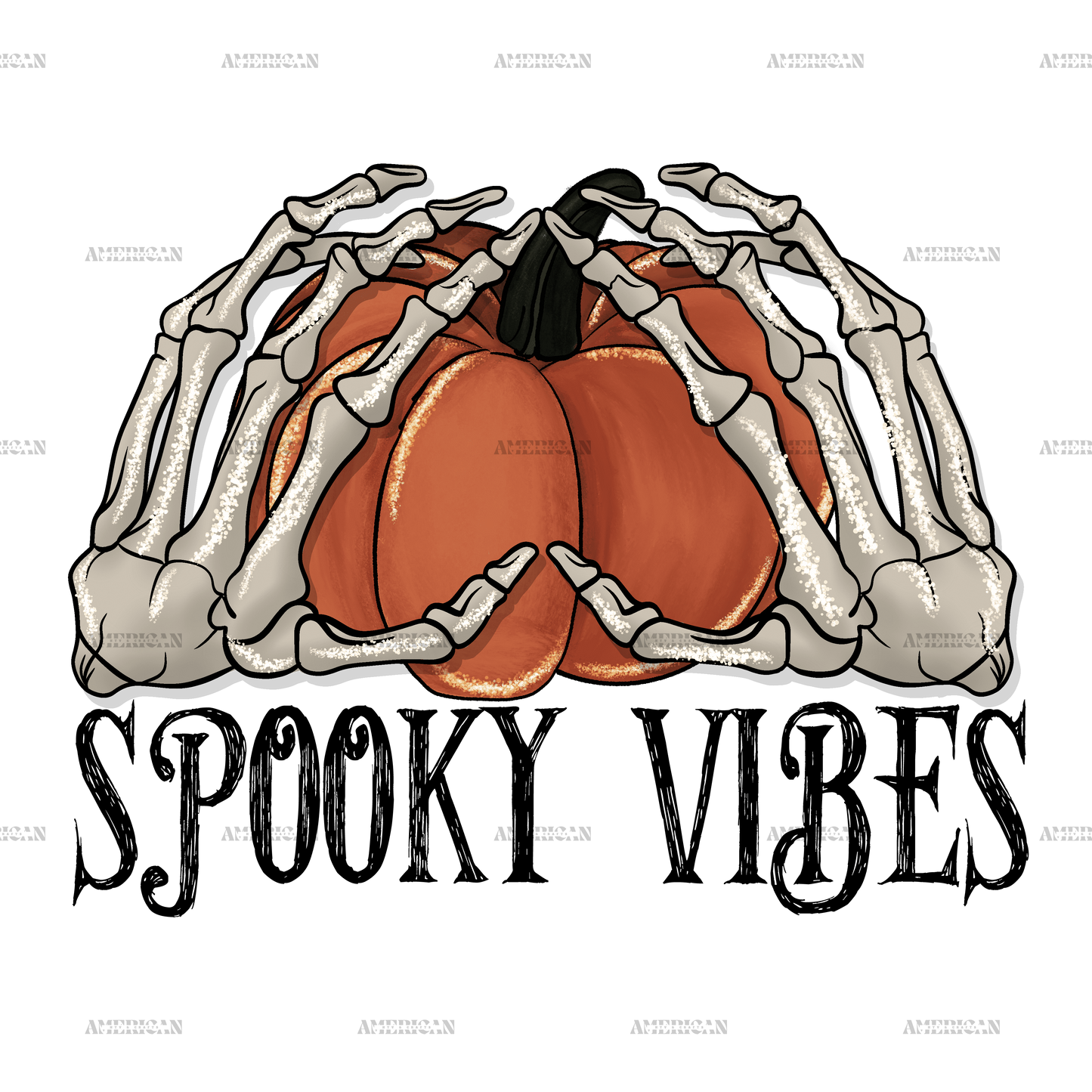 pumpkin vibes DTF Transfer