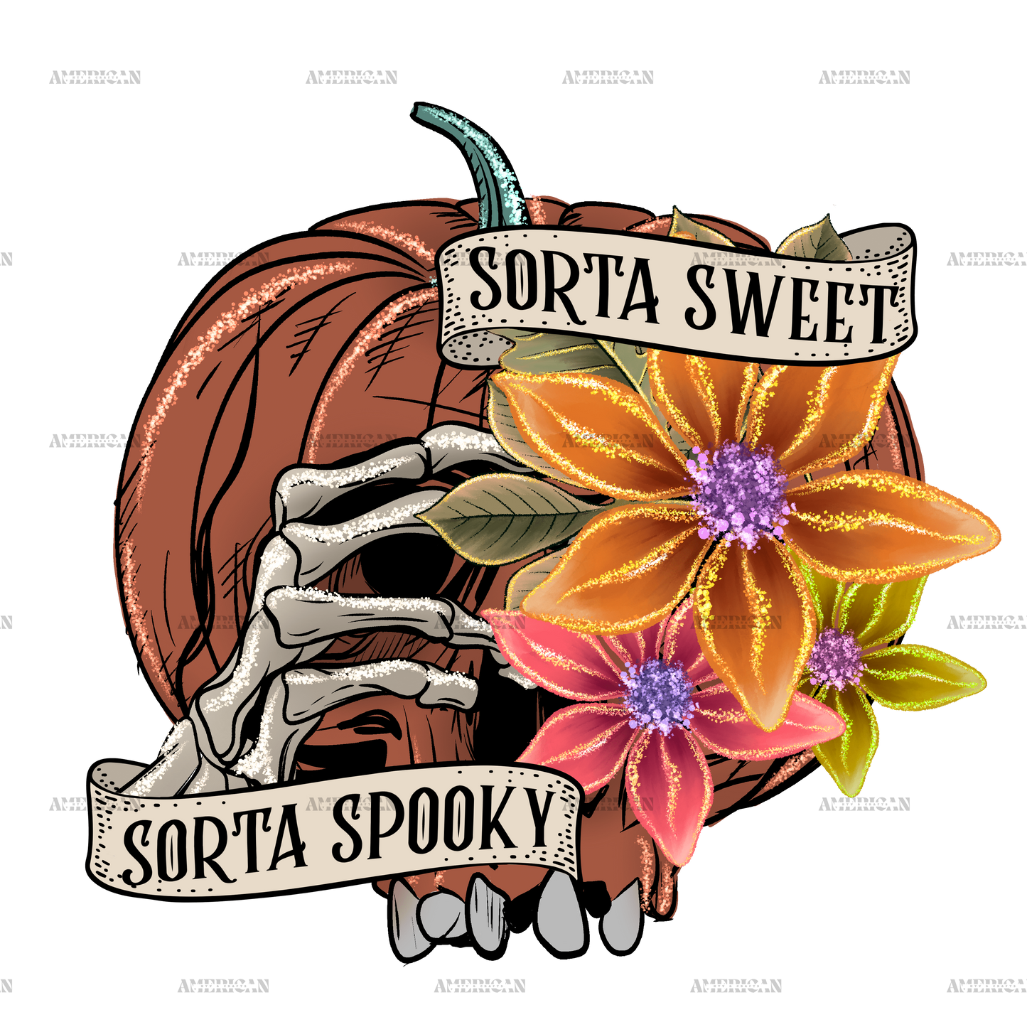 sorta sweet sorta spooky 2 DTF Transfer